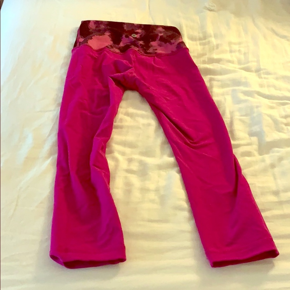 Lululemon 7/8 high waisted leggings size 4
